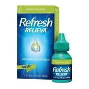 Refresh Relieva Lubricant Eye Drops, Sterile, 0.33 Oz