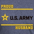 thumbnail image 3 of CafePress - Proud Army Husband Black And Gold T Shirt - Mens Tri-blend T-Shirt, 3 of 4