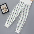 thumbnail image 2 of Atogsazn Children Boy Girl High Waist Pajama Pant Kid Printed Elastic Waist Sleepwear Fashion Spring Fall Clothes Beige 12-13 Years, 2 of 3