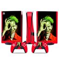 thumbnail image 1 of PS5 optical drive version sticker, cool PS5 skin, controller handle,for PS5 console and controller,DC cartoon,Joker2, 1 of 5