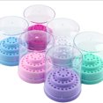 thumbnail image 3 of Vogacara Soporte para brocas para uñas, solución de almacenamiento práctica e higiénica para herramientas de decoración de uñas, segura e masajeadores rosa, 3 of 6