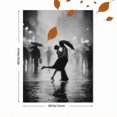 thumbnail image 3 of Romantic Couple Dancing in Rain Silhouette Canvas Print Wall Art for Living Room Bedroom Wedding Anniversary Hotel Coffee Shop Decor, 3 of 8