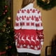 thumbnail image 5 of Suéter de punto navideño de manga larga con temperamento suelto y cuello alto para mujer Pompotops  hdfakjf10240, 5 of 8