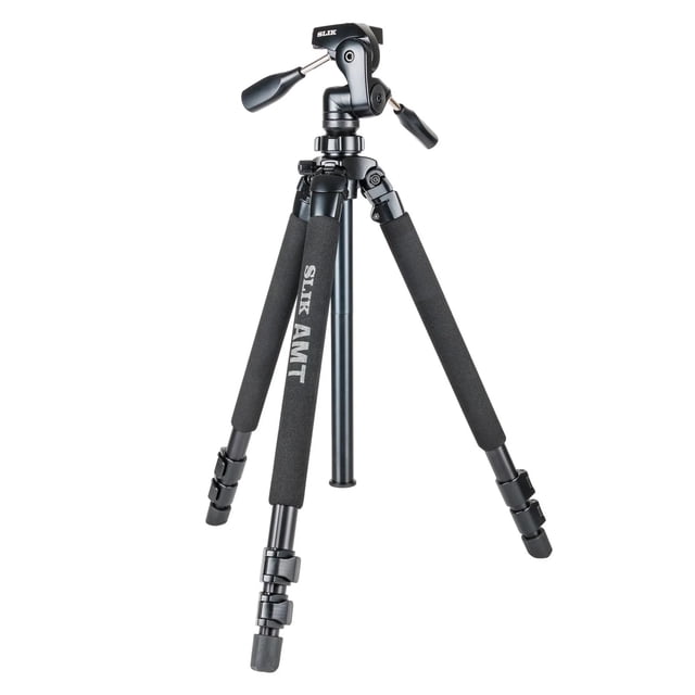 Trípode SLIK Pro 700DX con cabezal giratorio e inclinable de 3 posiciones, negro