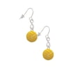thumbnail image 3 of Delight Jewelry Silvertone Large Water Polo Ball Silver tone Infinity French Earrings, 3 of 4