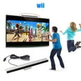 thumbnail image 3 of TSV Wired Infrared Sensor Bar Fit for Nintendo Wii, Wii U Console, Wired IR Ray Motion Receiver Sensor Bar with Stand, 3 of 9