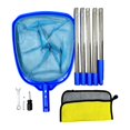 thumbnail image 2 of Almencla Pool Leaf Skimmer Net Comfortable Handle Fast Cleaning Pool Cleaner Supplies with 5 Section Pole, 2 of 8