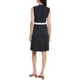 thumbnail image 2 of Nanette Nanette Lepore womens  Belted Sheath Dress, 10, Blue, 2 of 3