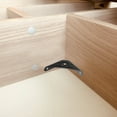 thumbnail image 4 of unbranded 20Ud Soportes De Negros Para Madera Refuerzos Para Muebles De Resistente, 4 of 8