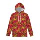 thumbnail image 3 of Sudadera con capucha para hombre de Harajuku con estampado gráfico de flores en 3D, ropa informal de gran tamaño, jerséis florales abstractos de gran tamaño de Harajuku, 3 of 5