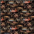 thumbnail image 2 of Stylish Fabric Cotton Quilting Fabric for DIY Projects, 44 in, Animal Print, 1 Yard, By the Yard, Multicolor., 2 of 2