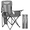 2 Pack Grey, variant on Nazhura 2 Pack Folding Camping Chair with Cooler Pouch, Mesh Backrest and Cup Holder Pocket (Grey, 2 Pack)