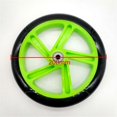 thumbnail image 3 of 200mm Polyurethane Scooter Wheels Transparent Black Replacement Set of 2, 3 of 5