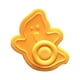 thumbnail image 5 of Juego de 4 cortadores de galletas de Halloween con relieve para decorar, de acero inoxidable duradero y con asas de fácil agarre, para crear delicias navideñas creativas. Aestivo | Amarillo, 5 of 7