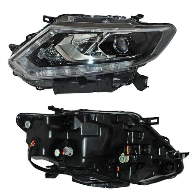 Faro Principal X-Trail 2015 A 2017 Nissan LADO CONDUCTOR C/leds C/lupa C/motor TYC .