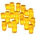thumbnail image 2 of Bluedot Trading Battery-Operated Safe Flameless LED Flickering Votive Tea Light Candles for Wedding Centerpieces, Parties, and Decoration, Amber color, 36-Pack, 2 of 2