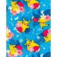 thumbnail image 2 of Pokemon Pikachu Matching Family Hawaiian Button Down Dress Shirt Adult, 2 of 5