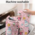 thumbnail image 5 of Pink Cow Milk Pattern Bathroom Rugs Mat,Non Slip Microfiber Bathroom Rug,Rubber Backing,Soft Bathroom Mats for Bathroom Floor,Tub and Shower,60x24in(150x60cm), 5 of 5