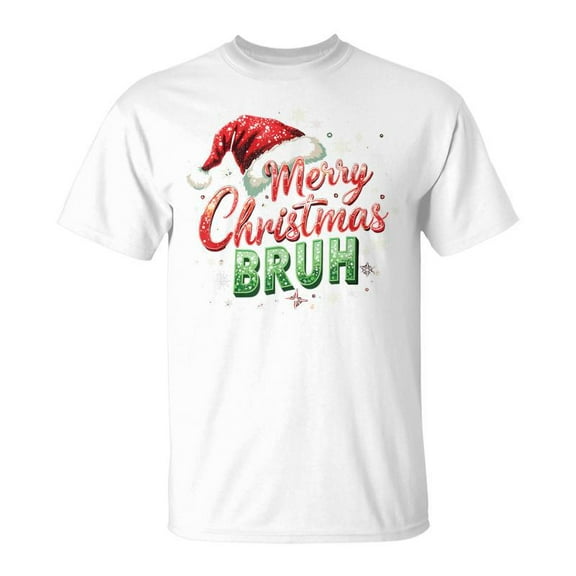 SR Merry Christmas Bruh Humorous Holiday Top T-Shirt