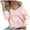 Pink, variant on Lilgiuy Women's Autumn And Winter Long Sleeves Casual Knitted Sweater Printed V-neck,Beige,6 2022 Fall Winter