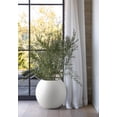 thumbnail image 5 of Veradek Strata Series Sphere Plastic-Stone Round Planter - White, 5 of 9