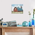 thumbnail image 4 of HFDF Rustic Farmhouse Chicken Coop Canvas Wall Art, Country Rooster Print, 20x16inch Framed, 4 of 7