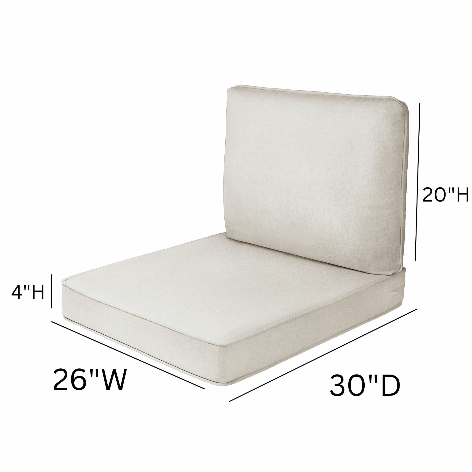 Grand basket rolston 2pc outdoor replacement chair cushion set sale