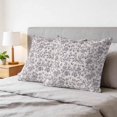 thumbnail image 6 of Pillow Covers 20x20 Set of 2, Purple Floral Leaf Square Throw Pillow Covers for Couch/Sofa/Living Room, Retro Farmhouse Plant Tree Branch Decorative Soft Pillowcases for Couch Throw Pillows, 6 of 9