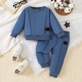 thumbnail image 2 of mgoYE Toddler Boy Clothes Sweatshirt 2 Piece Outfit Set Fall Winter Clothes, 2 of 9