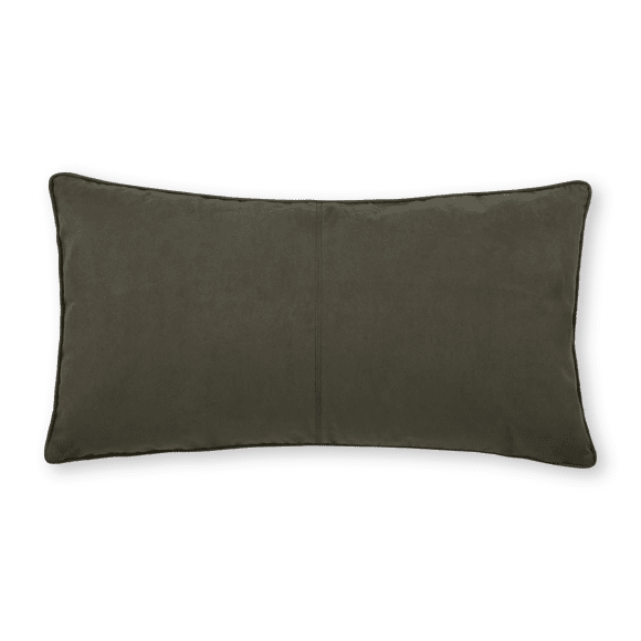 Bouclair Green Clifford Decorative Lumbar Pillow 14x26 in (36x66 cm)