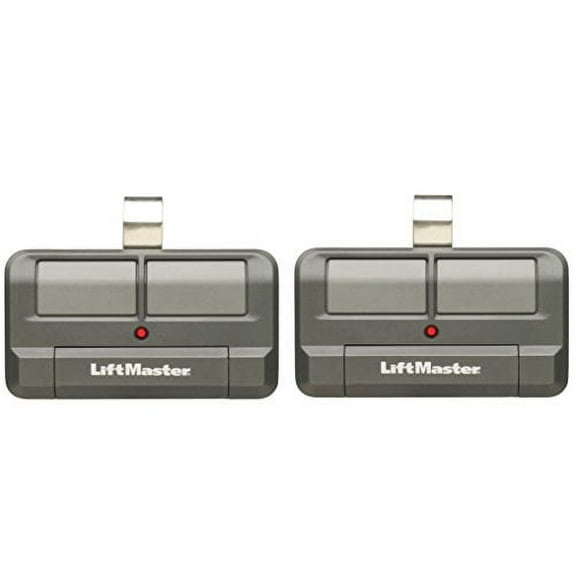 Lot of 2 LiftMaster 892LT 2 Button Visor Learning Garage Door Remote