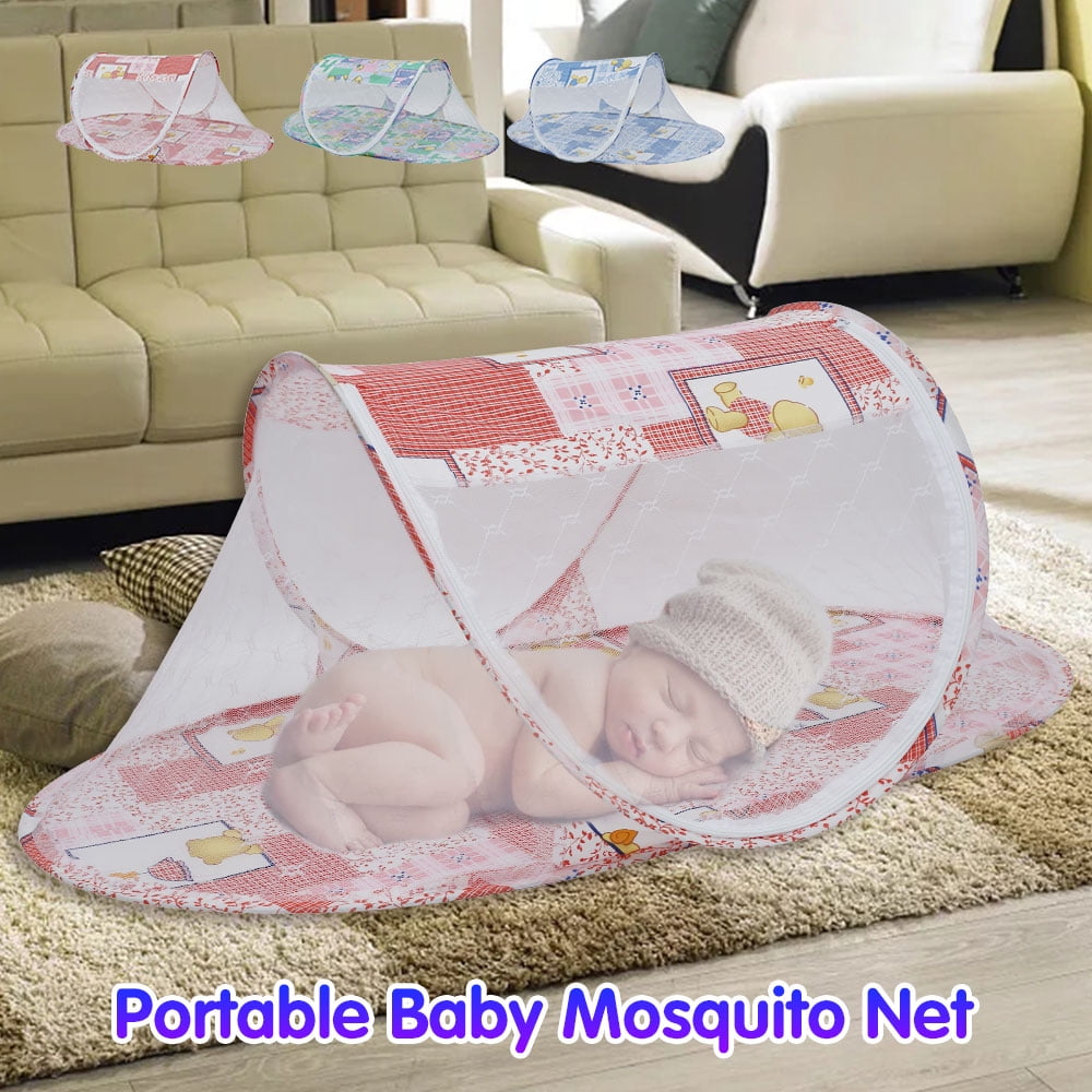 Mlfire Portable Baby Mosquito Net Folding Newborn Baby Bedroom Travel Anti Mosquito Cradle Walmart Com