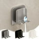 thumbnail image 1 of Portacepillos de Pared con Tapa | Organizador Autoadhesivo para Baño | Almacenamiento de Plástico No Poroso para Cepillos y Vasos | Negro, Blanco o Gris, 1 of 6
