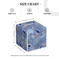 thumbnail image 4 of Funda para caja de pañuelos de cuero con puntadas cuadradas: soporte para papel de seda con cinturón inferior, funda estética con forma de cubo para pañuelos faciales, moderna y decorativa para baño,, 4 of 8