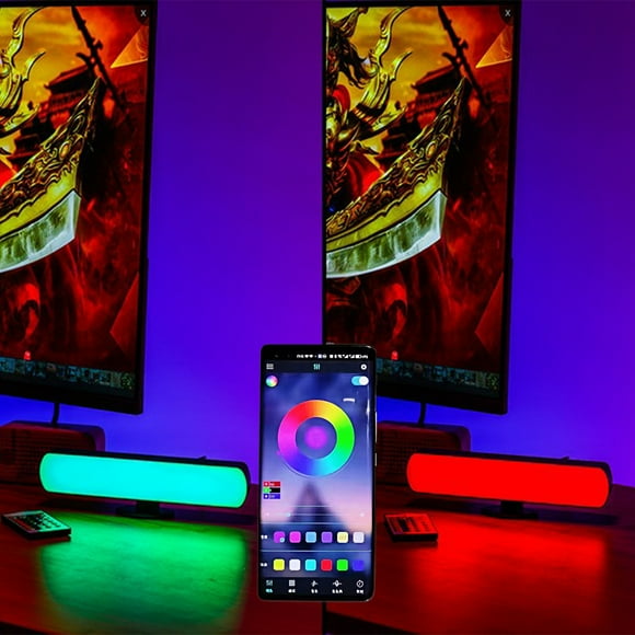 Dvkptbk Led Strip Lights Battery Powered, 32Ft Usb Led Light Strip with Music Sync App Control Remote, Rgb Color Changing Battery Operated Led Lights for Bedroom, Tv, Home And Diy Decoration