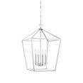 thumbnail image 2 of Polished Nickel Four Light Pendant from the Townsend Collection, 2 of 5