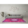 thumbnail image 3 of Ahgly Company Indoor Rectangle Medallion Pink Traditional Area Rugs, 5' x 7', 3 of 4