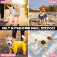 thumbnail image 4 of 4PCS / Set Zapatos para perros para botas para perros pequeños, botines impermeables para perros Protector de patas para caminar al aire libre, zapatos para cachorros con tiras reflectantes resis, 4 of 5