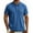 Blue, variant on Mens Polo Shirts Short Sleeve Black Golf Casual Shirt Collared Work Pullover Loose Fit Business Tops