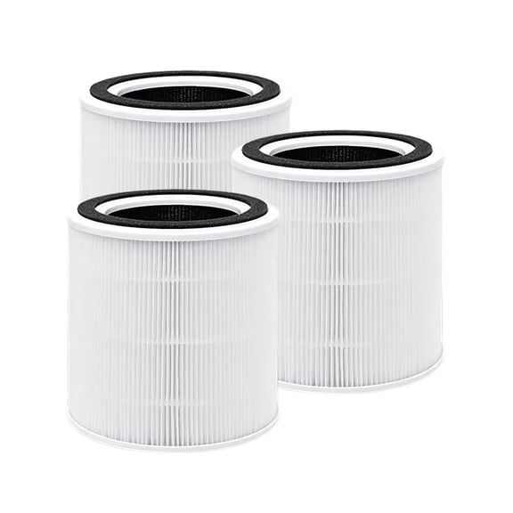 Nispira TT-AP005 Replacement Filter Compatible with TaoTronics TT-AP005 3-in-1 True HEPA 3 Packs