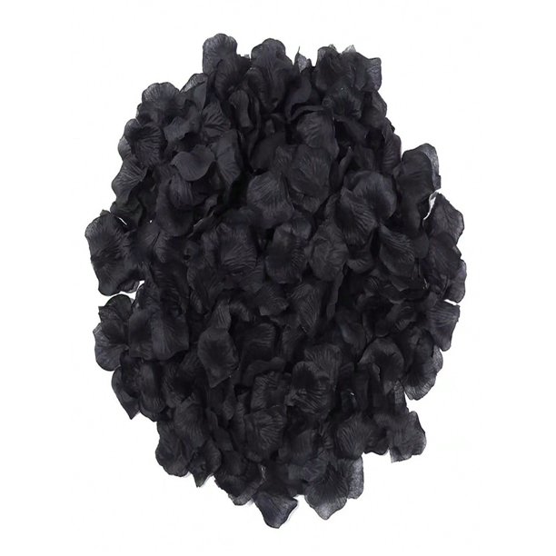 500pcs Non-Woven Black Rose Petals For Wedding/Bar/Valentine'S Day/Festival/Party/Propose/Home Decoration, 5*5cm