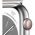 thumbnail image 3 of Apple Watch Series 8 GPS Cellular reacondicionado de 45 mm, plateado, 3 of 3