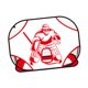 thumbnail image 5 of Objetivo de de práctica de es de hockey para el béisbol de jardín deportivo al aire libre Rojo, 5 of 8
