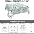 thumbnail image 4 of Watercolor Leaves Tablecloth 60"x60" Inch Square, Durable Table Cover for Kitchen Dining Room, Holiday Tablecloth for Party Dinner, 4 of 4