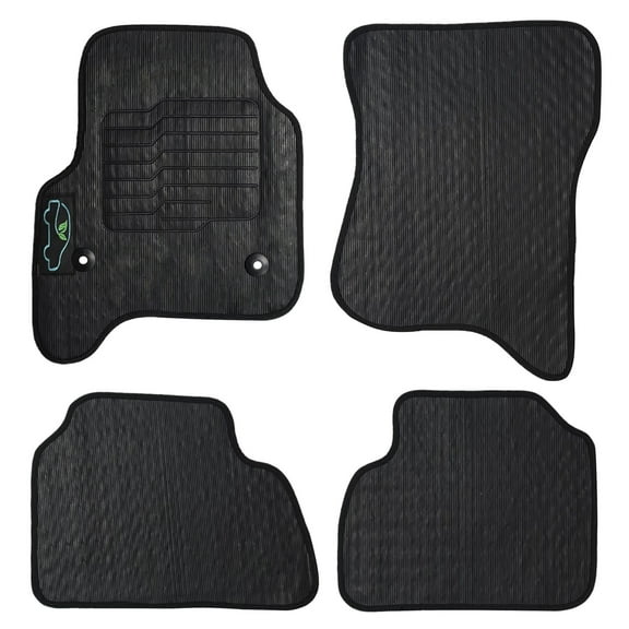 All Weather Floor Mats Custom Fit for 2015 to 2020 Chevrolet Tahoe and 2015 to 2020 GMC Yukon - Front and Rear - ecoMats