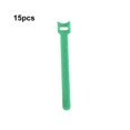 thumbnail image 1 of 15Pcs Home Reusable Magic Tape Earphone Data Cable Strap Ties Winder Organizer-Green, 1 of 5