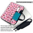 thumbnail image 2 of Lsque Haear Strawberry Pattern Laptop Bag – Portable & Slim Single-Shoulder Computer Case with Adjustable Strap, Protective, Lightweight for 13”/14”/15.6” Laptops, 2 of 8