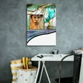 thumbnail image 4 of Epic Graffiti 'Voyage' by Rita Shimelfarb, Giclee Canvas Wall Art, 18"x26", 4 of 8