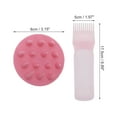 thumbnail image 4 of Unique Bargains 1 Set Durable Hair Shampoo Brush for Head Massage 3.15"x3.15" Pink, 4 of 6
