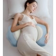 thumbnail image 1 of Almohada de embarazo DONAMA de espuma viscoelástica para maternidad con funda de refrigeración, 1 of 7